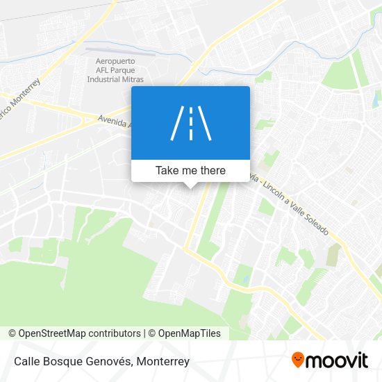 Mapa de Calle Bosque Genovés