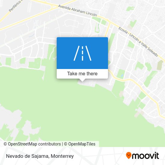 Mapa de Nevado de Sajama