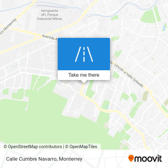 Calle Cumbre Navarro map