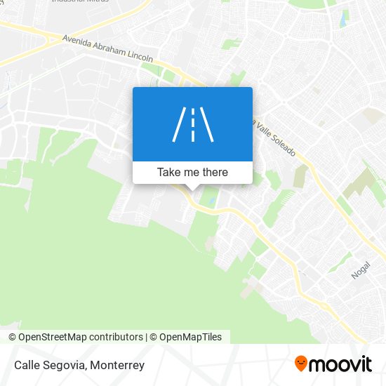 Calle Segovia map