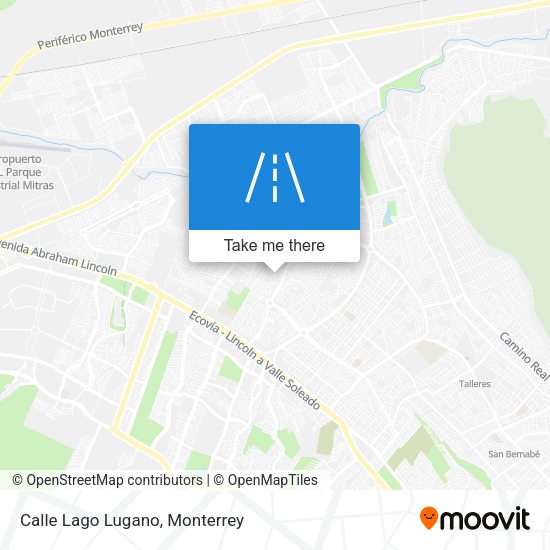 Mapa de Calle Lago Lugano