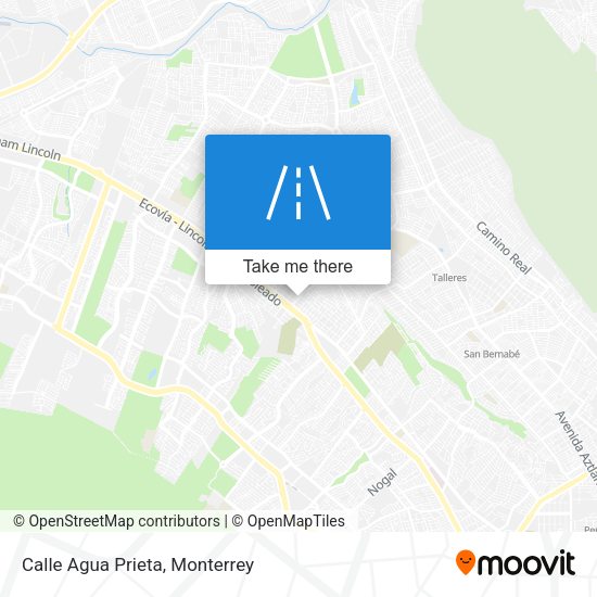 Mapa de Calle Agua Prieta