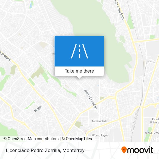 Mapa de Licenciado Pedro Zorrilla