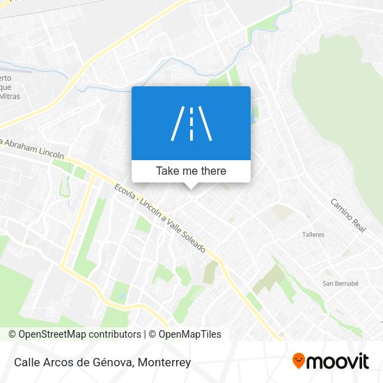 Calle Arcos de Génova map