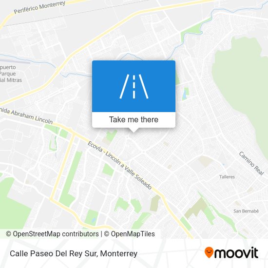 Calle Paseo Del Rey Sur map