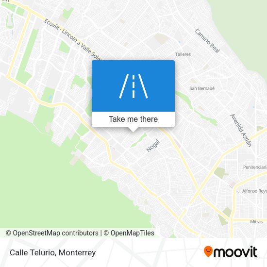Mapa de Calle Telurio