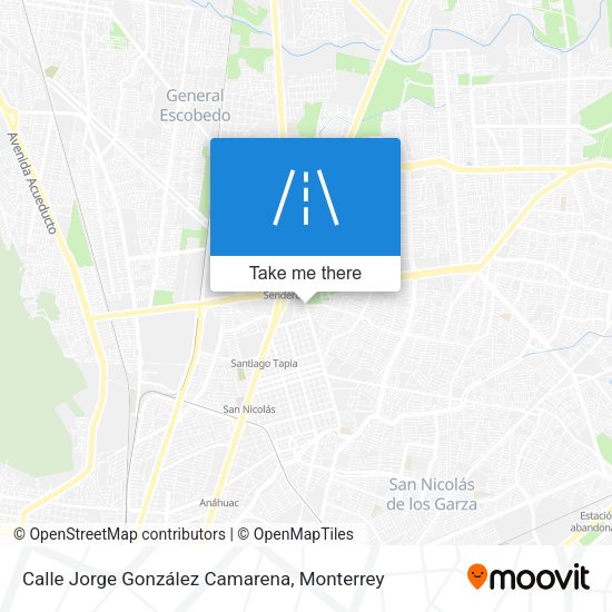 Calle Jorge González Camarena map