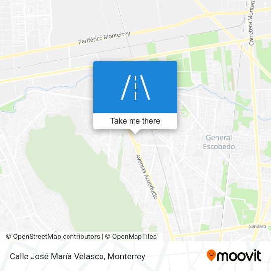 Mapa de Calle José María Velasco