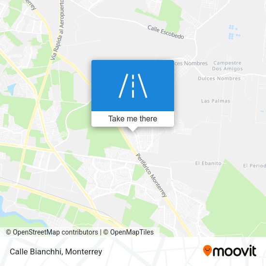 Mapa de Calle Bianchhi
