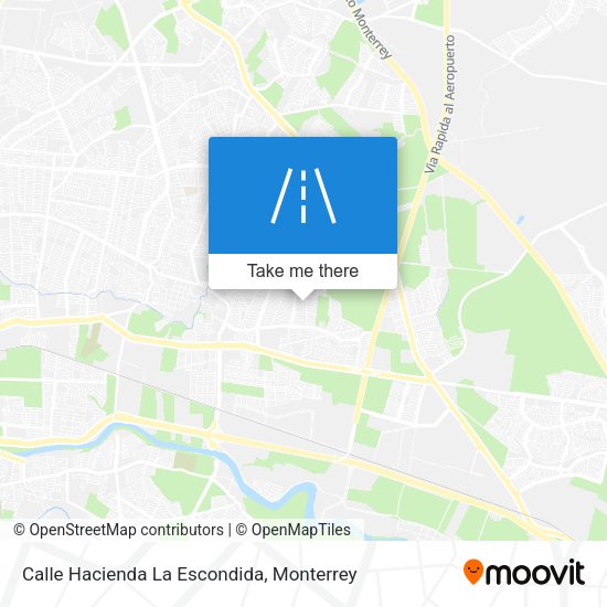 Calle Hacienda La Escondida map