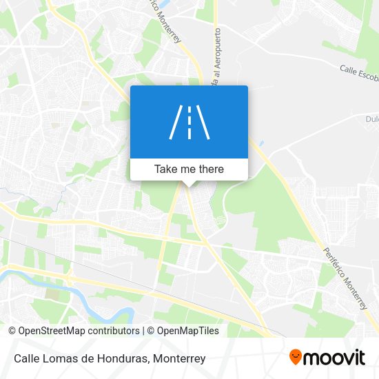 Calle Lomas de Honduras map