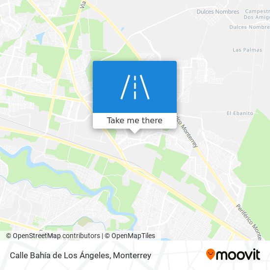 Mapa de Calle Bahía de Los Ángeles