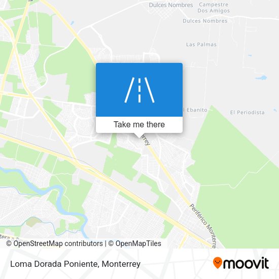 Loma Dorada Poniente map