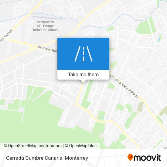 Cerrada Cumbre Canaria map