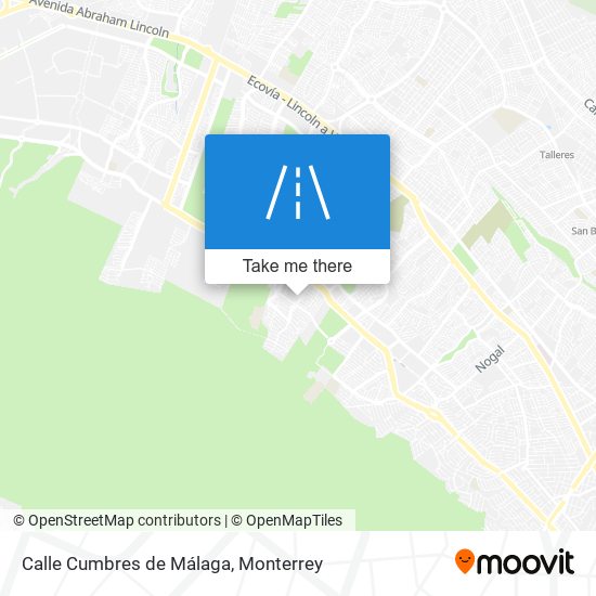 Calle Cumbres de Málaga map