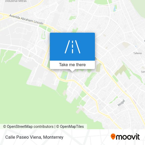 Mapa de Calle Paseo Viena