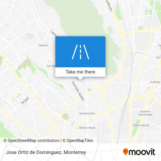 Mapa de Jose Ortiz de Dominguez