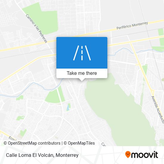 Calle Loma El Volcán map