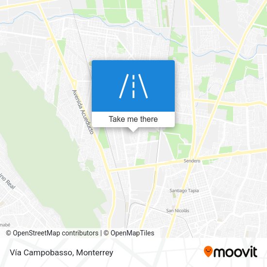 Vía Campobasso map