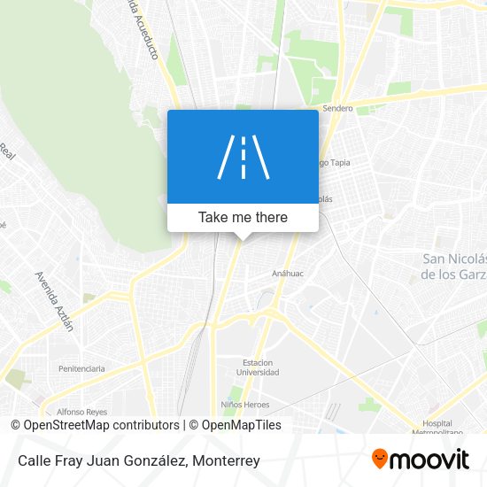 Mapa de Calle Fray Juan González