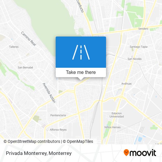 Mapa de Privada Monterrey