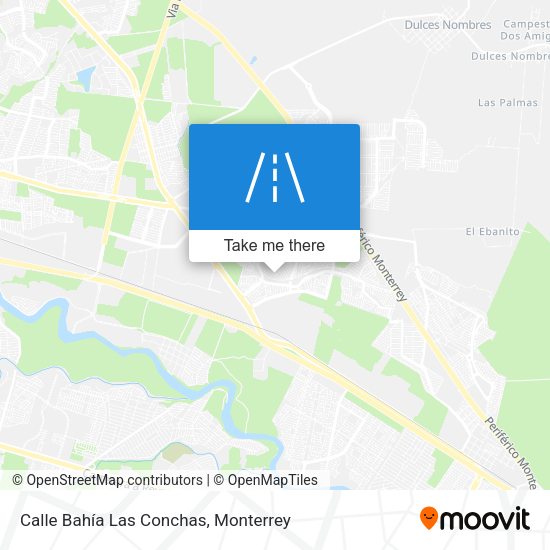 Mapa de Calle Bahía Las Conchas