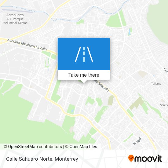 Mapa de Calle Sahuaro Norte