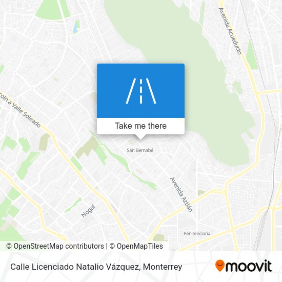 Calle Licenciado Natalio Vázquez map