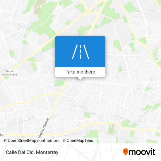 Mapa de Calle Del Cid