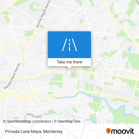 Mapa de Privada Luna Maya