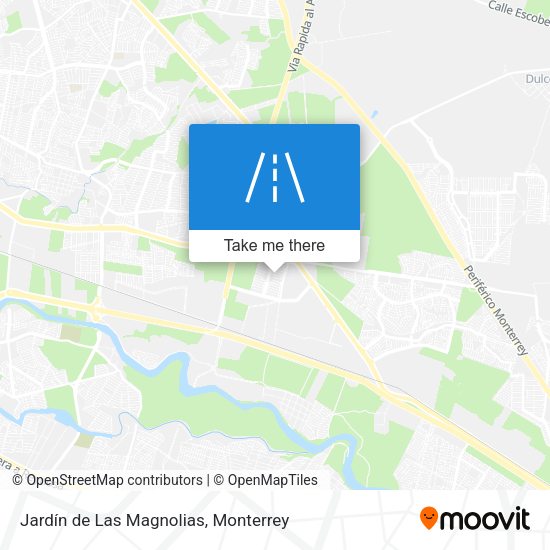 Jardín de Las Magnolias map