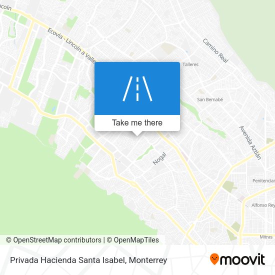 Mapa de Privada Hacienda Santa Isabel
