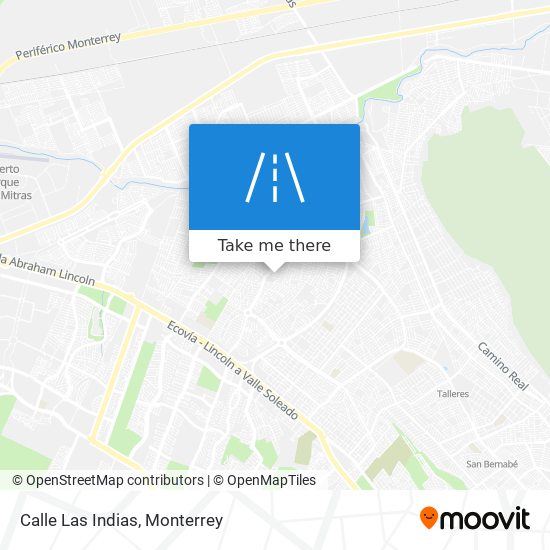 Calle Las Indias map