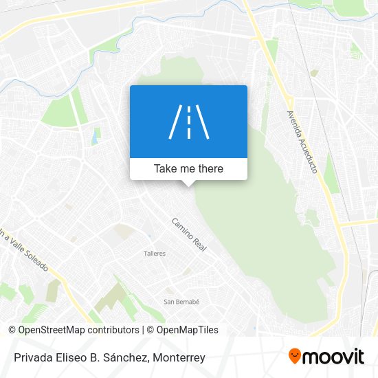 Mapa de Privada Eliseo B. Sánchez