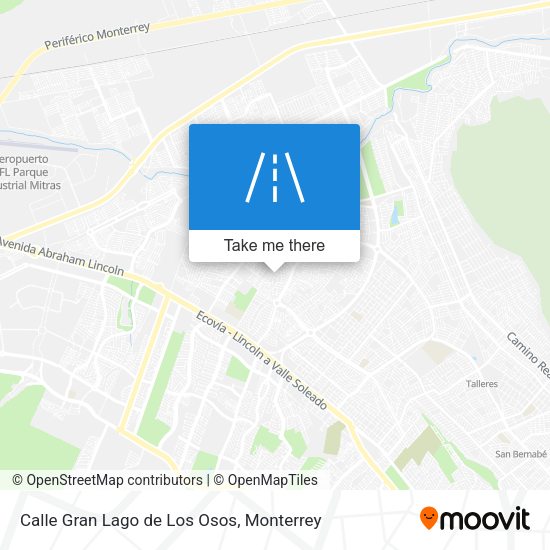 Calle Gran Lago de Los Osos map