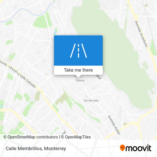 Mapa de Calle Membrillos