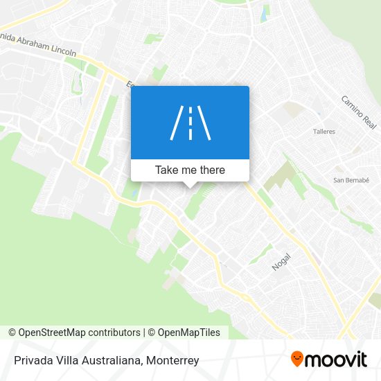 Mapa de Privada Villa Australiana