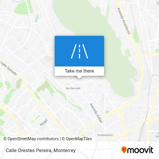 Mapa de Calle Orestes Pereira