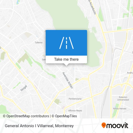 General Antonio I Villarreal map