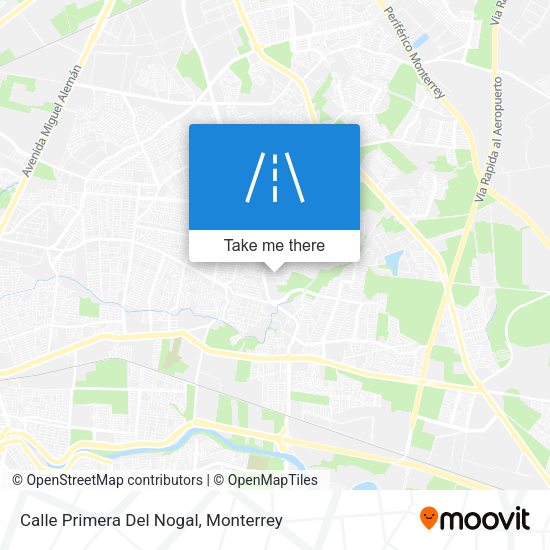 Calle Primera Del Nogal map