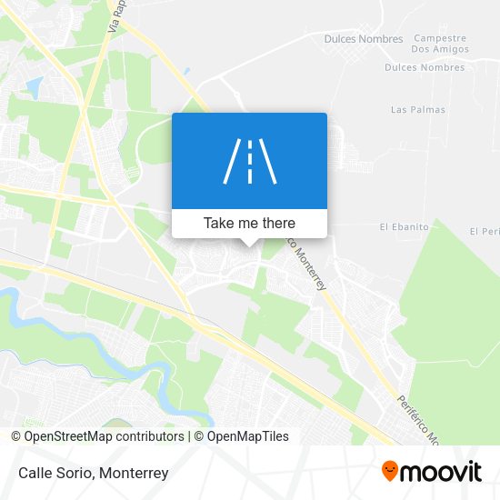 Mapa de Calle Sorio