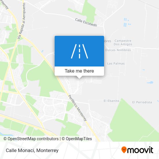 Mapa de Calle Monaci