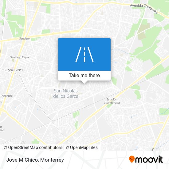 Mapa de Jose M Chico