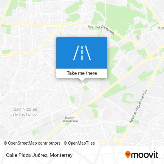 Calle Plaza Juárez map