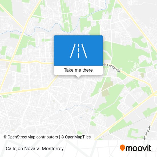 Mapa de Callejón Novara