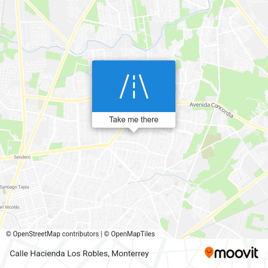 Calle Hacienda Los Robles map