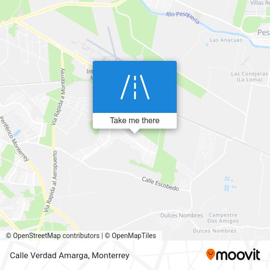 Mapa de Calle Verdad Amarga