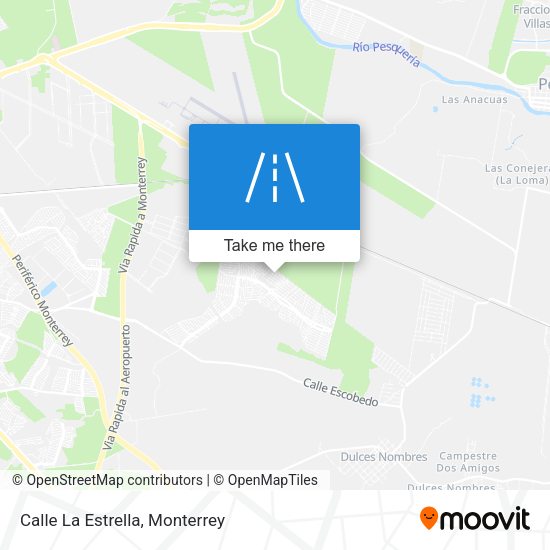 Mapa de Calle La Estrella