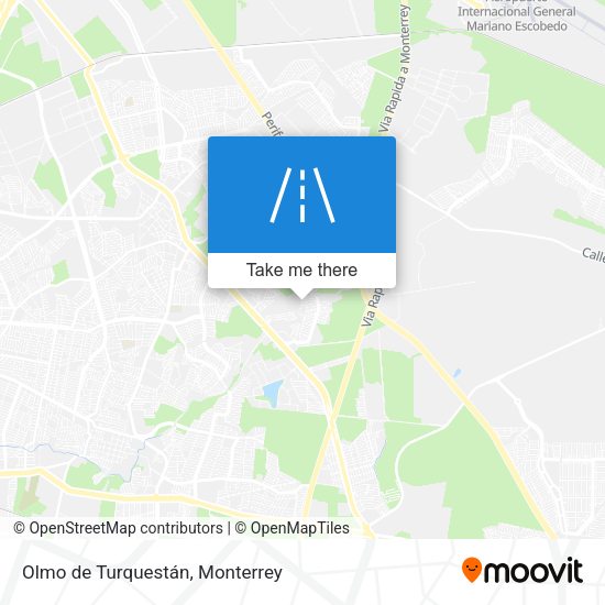 Olmo de Turquestán map