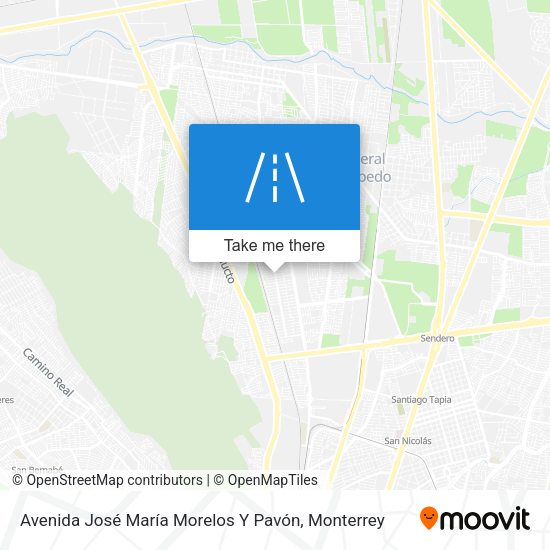 Avenida José María Morelos Y Pavón map